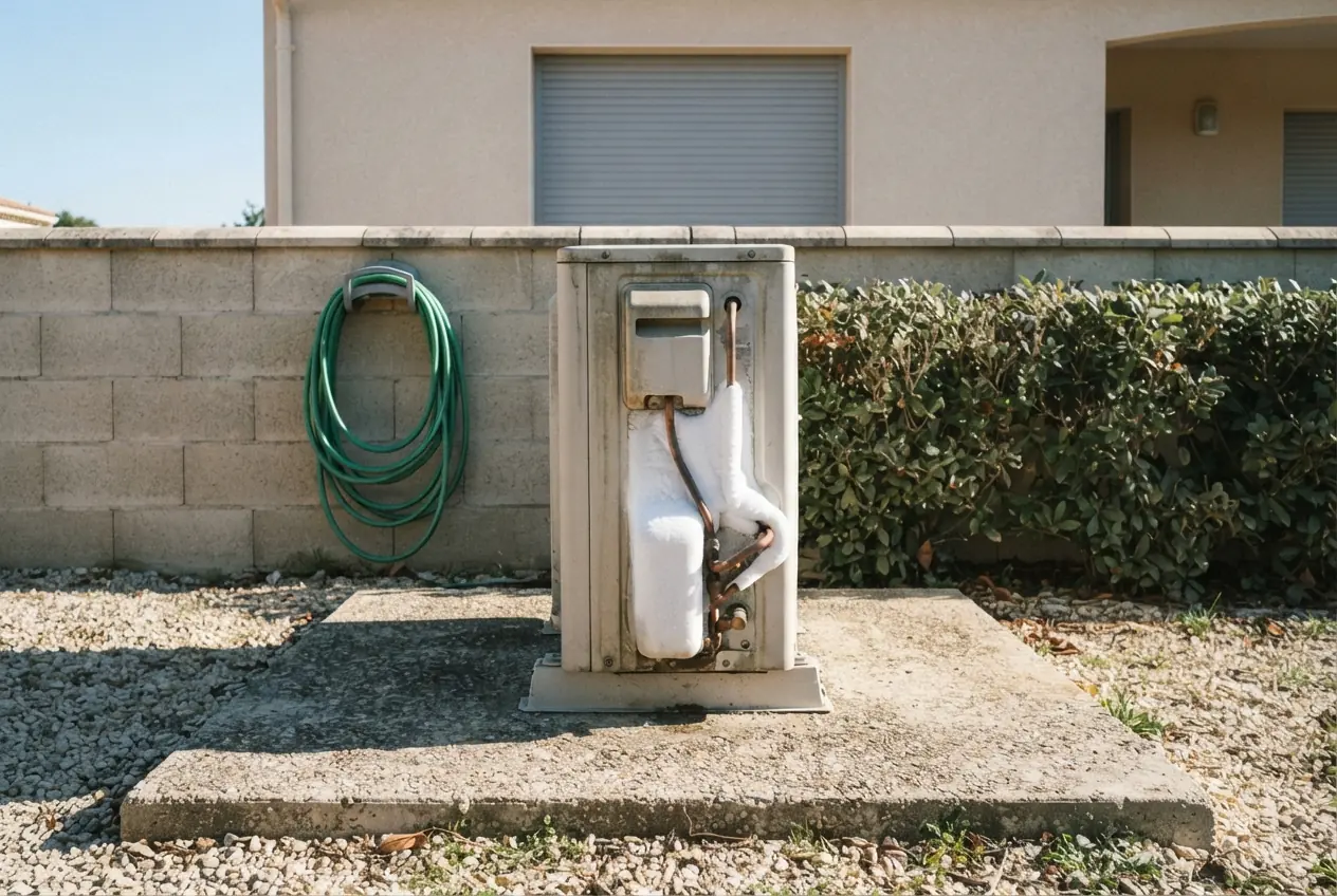 Climatiseur affaibli par une fuite de gaz à Istres